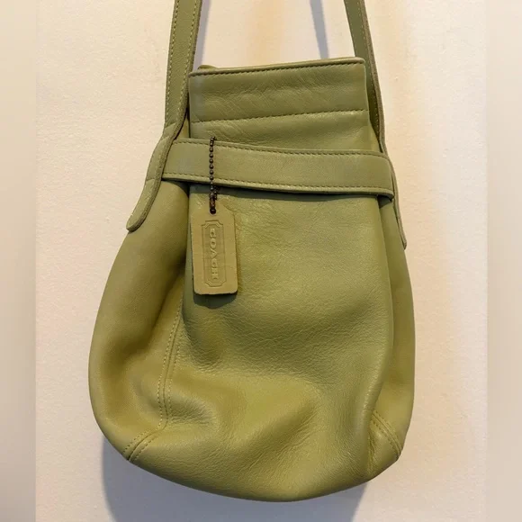 Vintage Coach SoHo Crossbody Bag Green - Picture 2 of 5